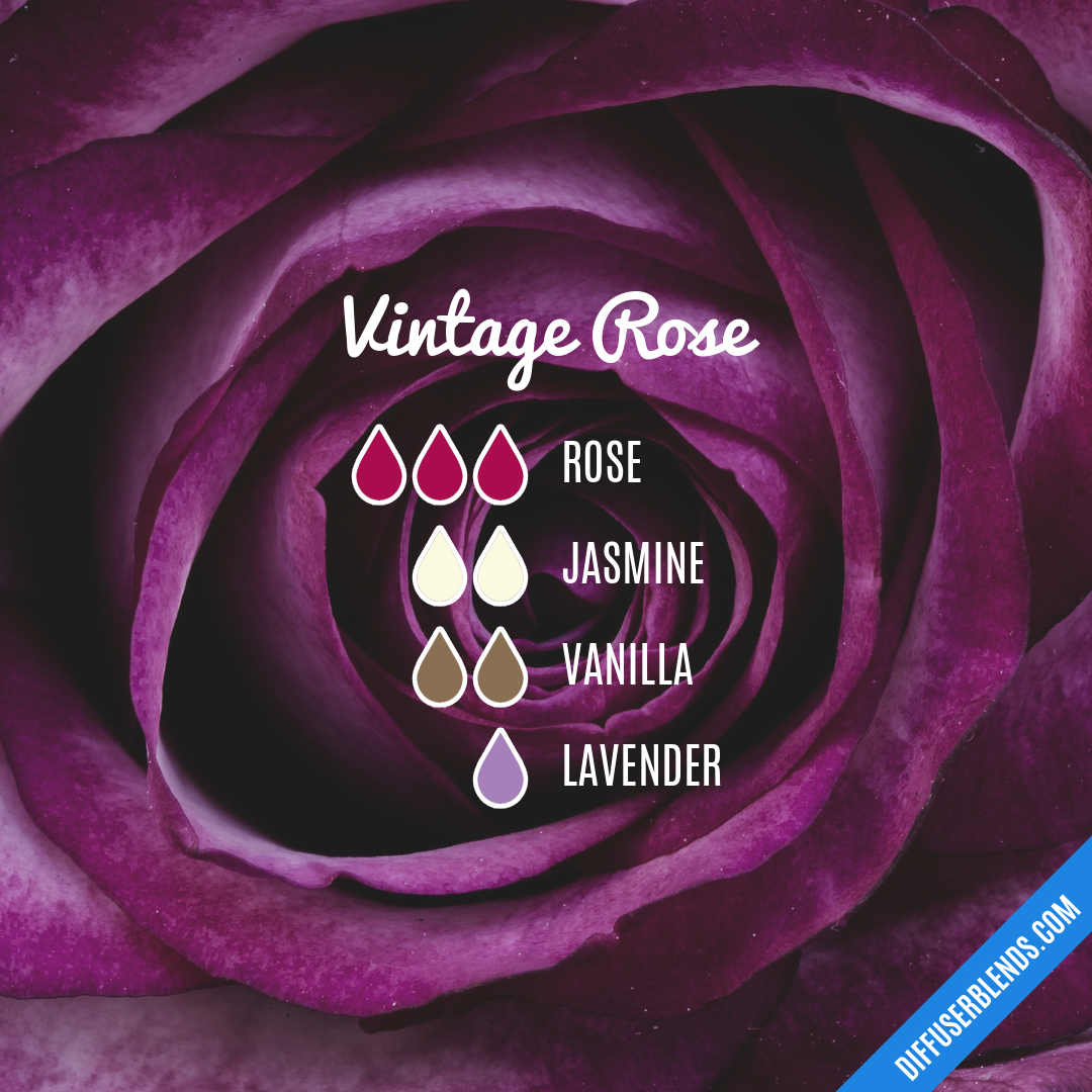 Vintage Rose — Essential Oil Diffuser Blend