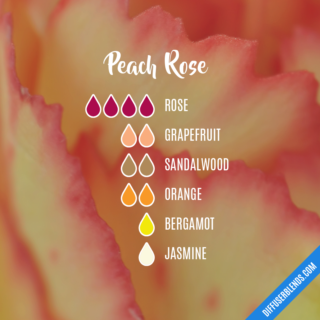 Peach Rose — Essential Oil Diffuser Blend