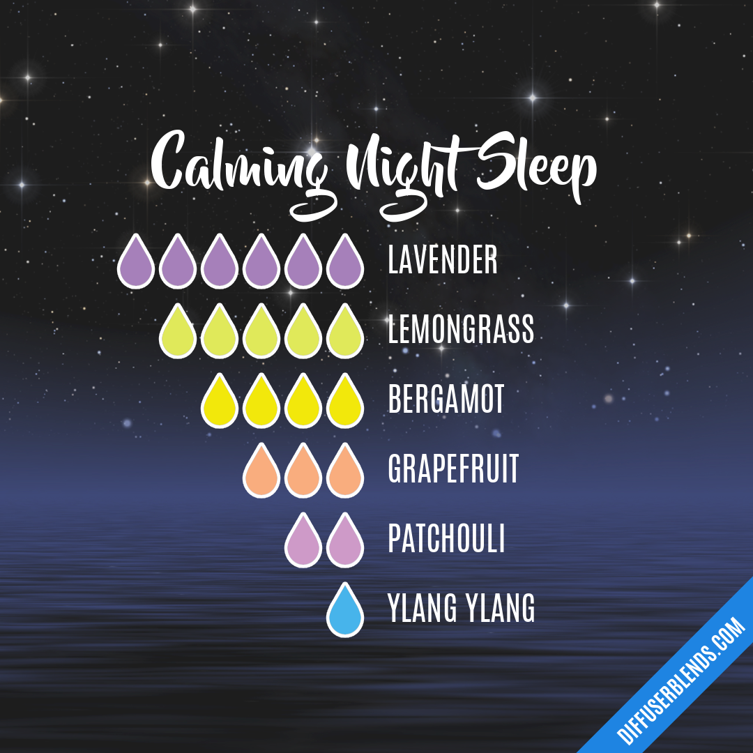 Calming Night Sleep — Essential Oil Diffuser Blend