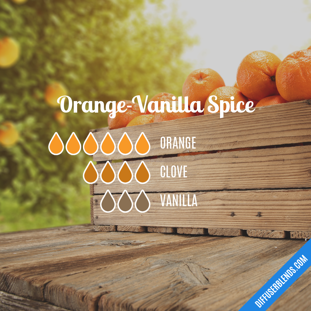 Orange-Vanilla Spice — Essential Oil Diffuser Blend