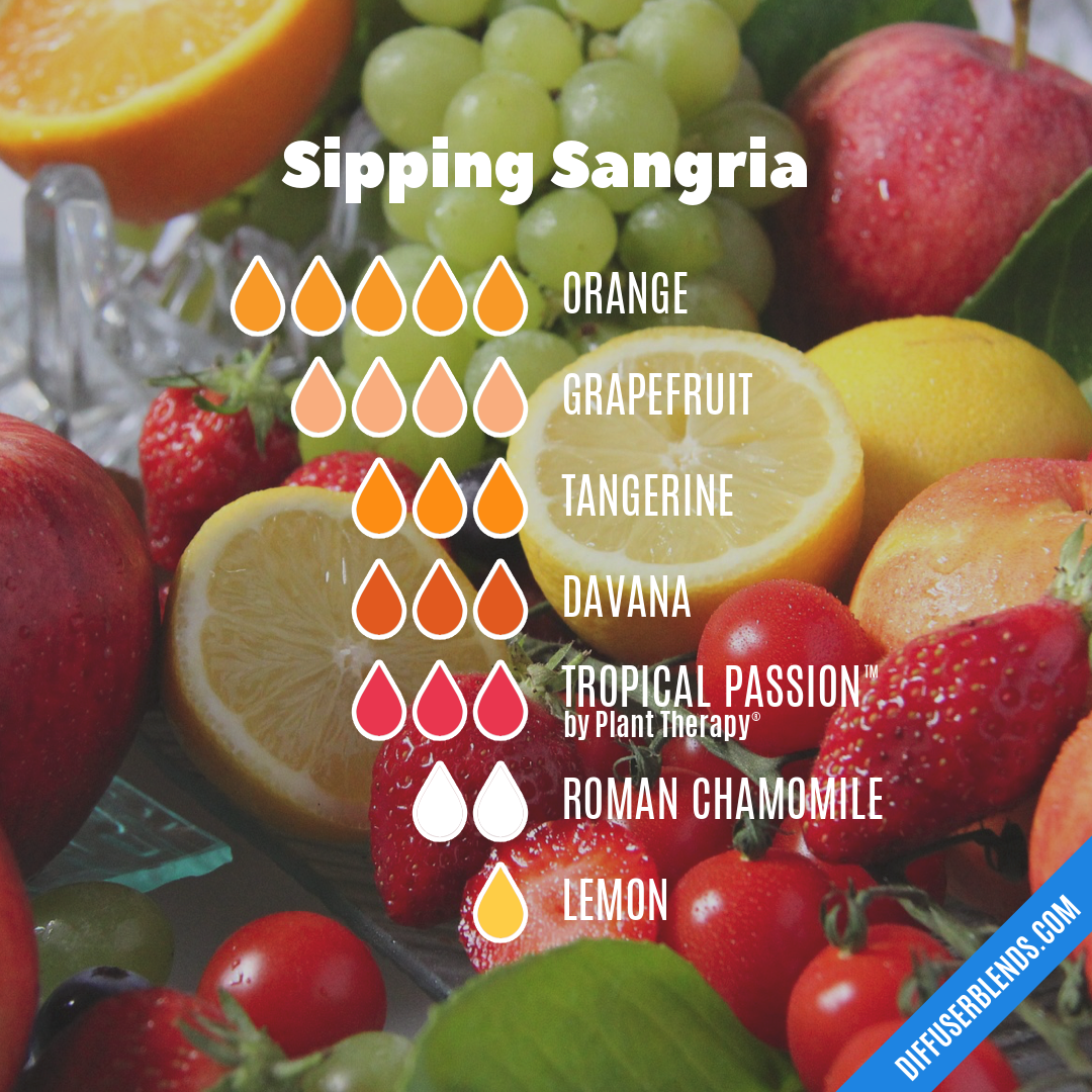 Sipping Sangria — Essential Oil Diffuser Blend