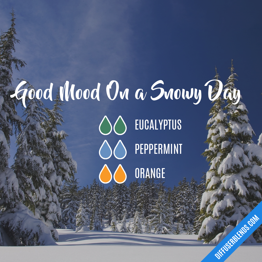 Good Mood On a Snowy Day — Essential Oil Diffuser Blend