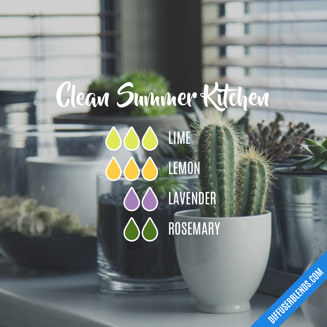Clean Summer Kitchen — Essential Oil Diffuser Blend