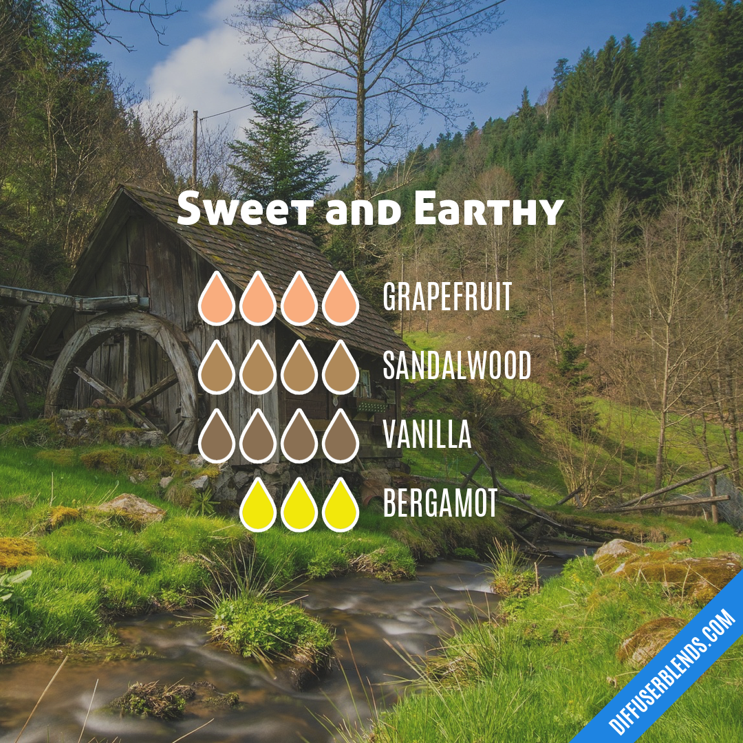 Sweet and Earthy — Essential Oil Diffuser Blend