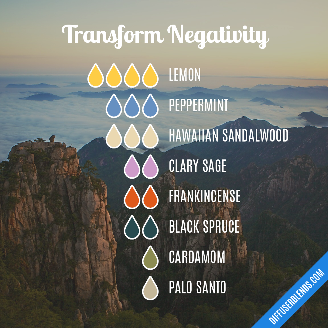 Transform Negativity — Essential Oil Diffuser Blend