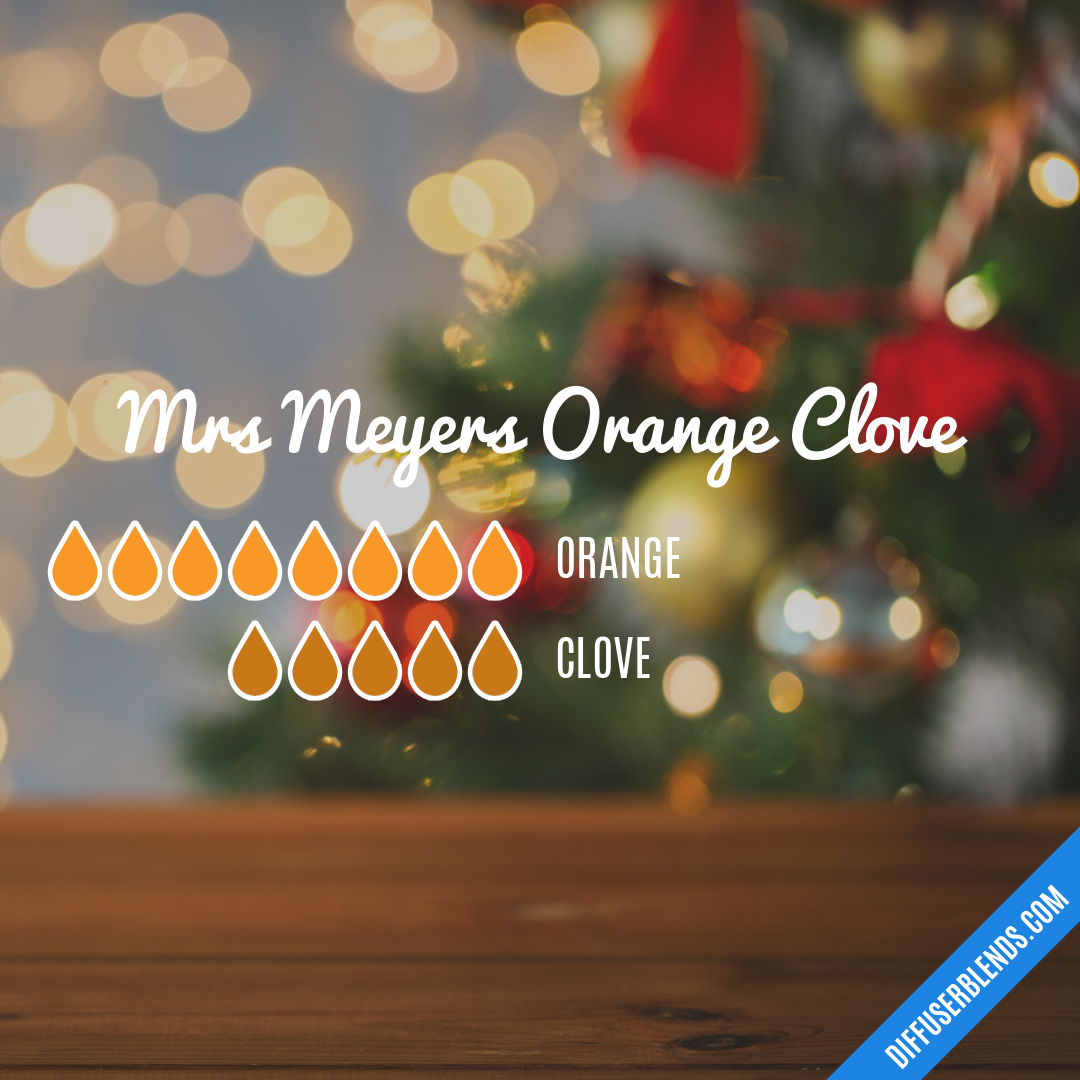 Mrs Meyers Orange Clove — Essential Oil Diffuser Blend