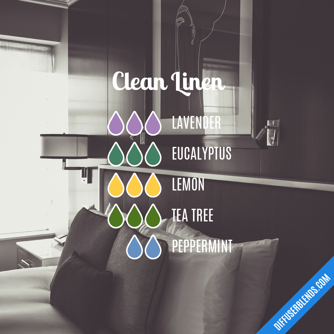 Refresh Your Space with Clean Linen Essential Oils Diffuser Blend