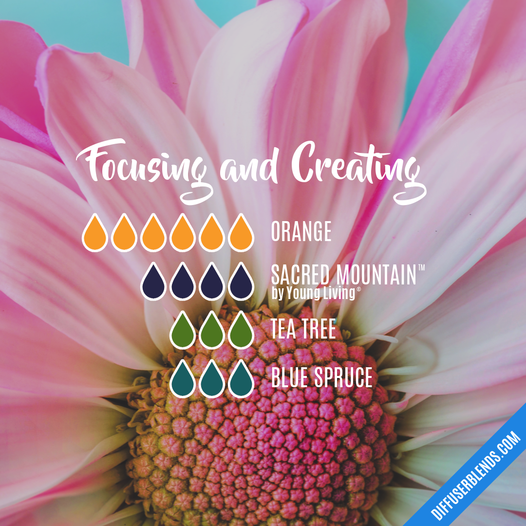 Focusing and Creating — Essential Oil Diffuser Blend