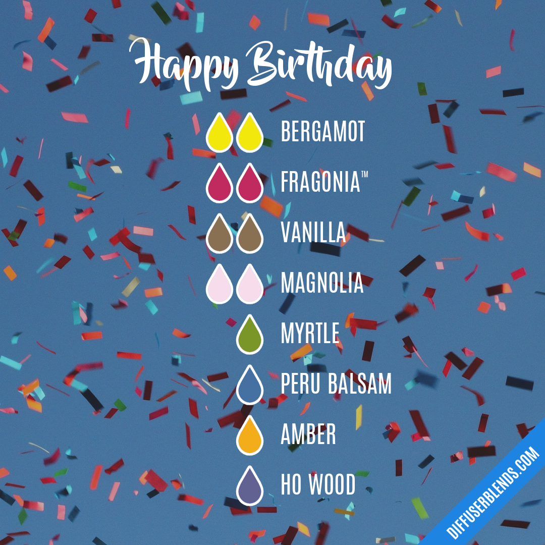 Happy Birthday — Essential Oil Diffuser Blend