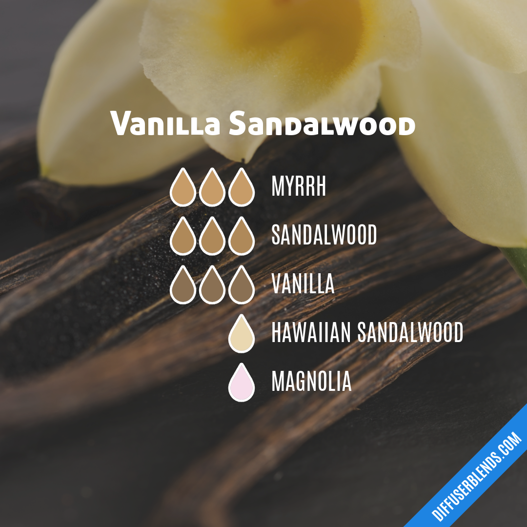 Vanilla Sandalwood — Essential Oil Diffuser Blend