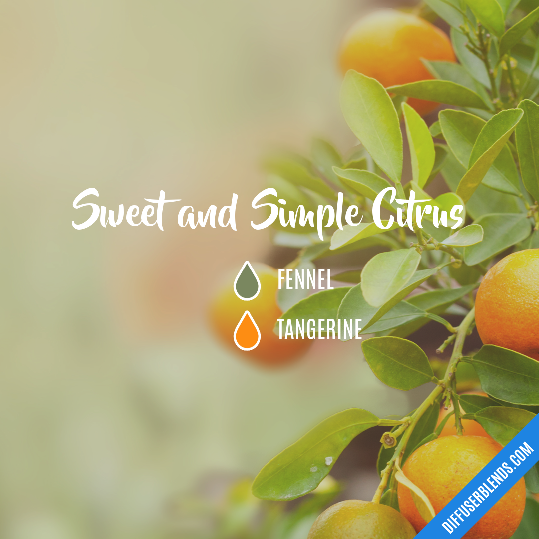 Sweet and Simple Citrus — Essential Oil Diffuser Blend