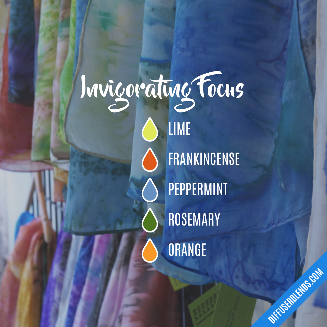 Invigorating Focus — Essential Oil Diffuser Blend