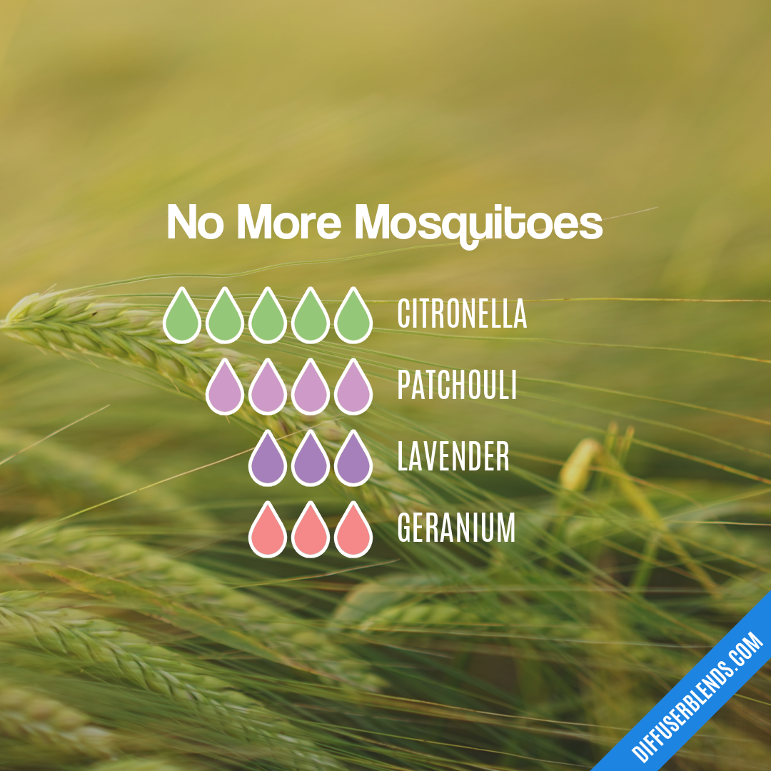 No More Mosquitoes — Essential Oil Diffuser Blend