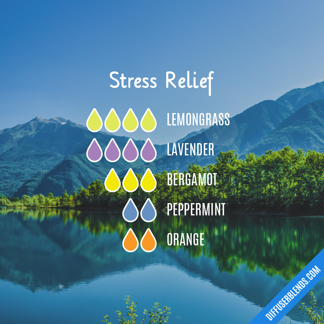 Stress Relief — Essential Oil Diffuser Blend