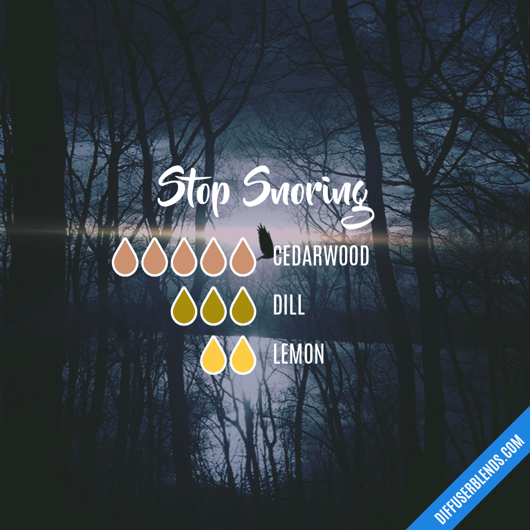 Stop Snoring — Essential Oil Diffuser Blend