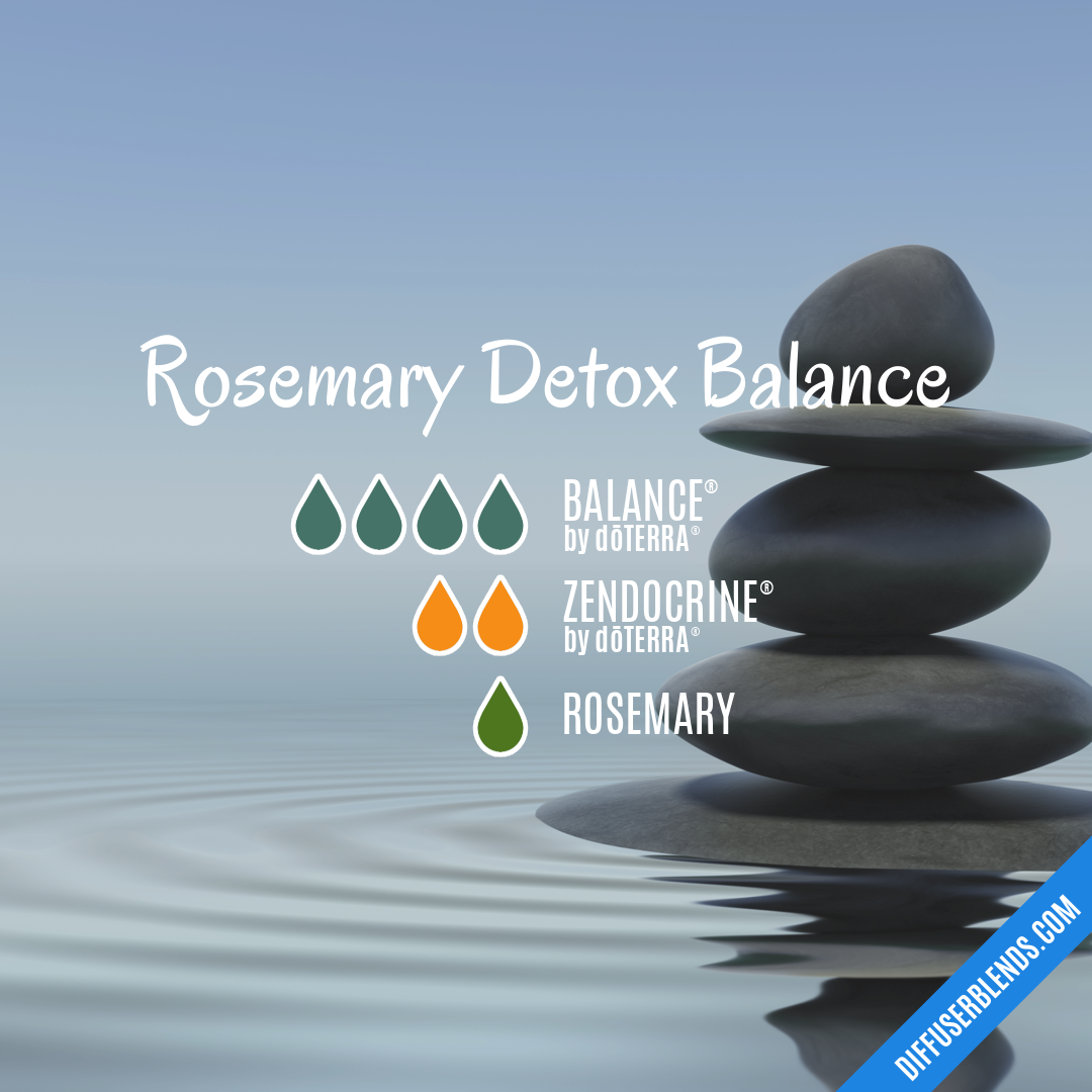 Rosemary Detox Balance — Essential Oil Diffuser Blend