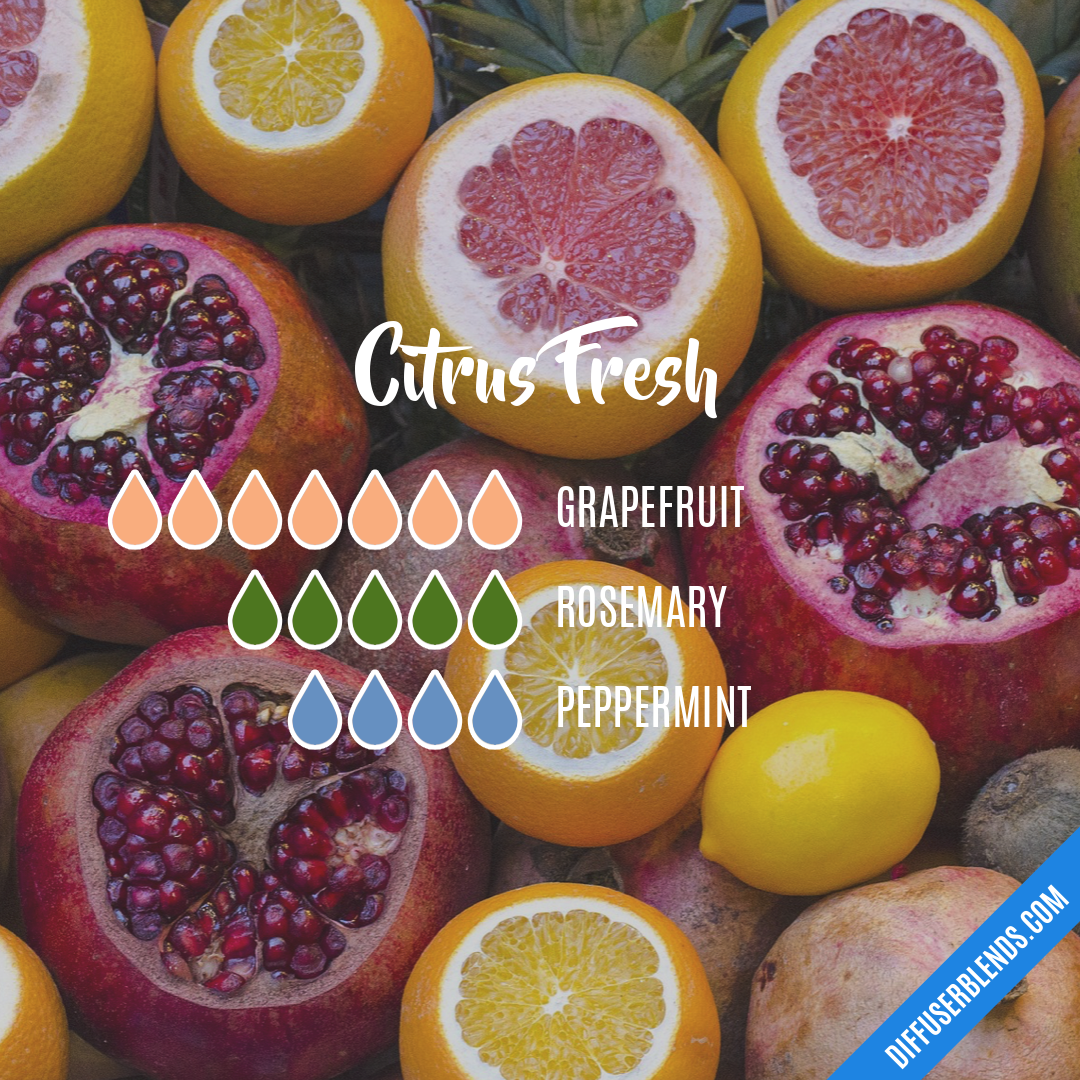 Citrus Fresh — Essential Oil Diffuser Blend