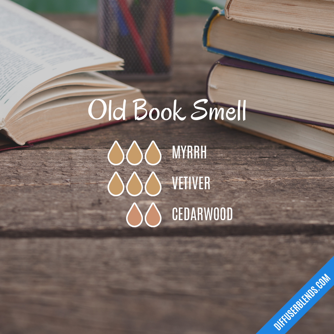 Old Books Essential Oil Diffuser Blend, Library, Paper Books, Leather Bound  Books, Comforting Essential Oil Blend 