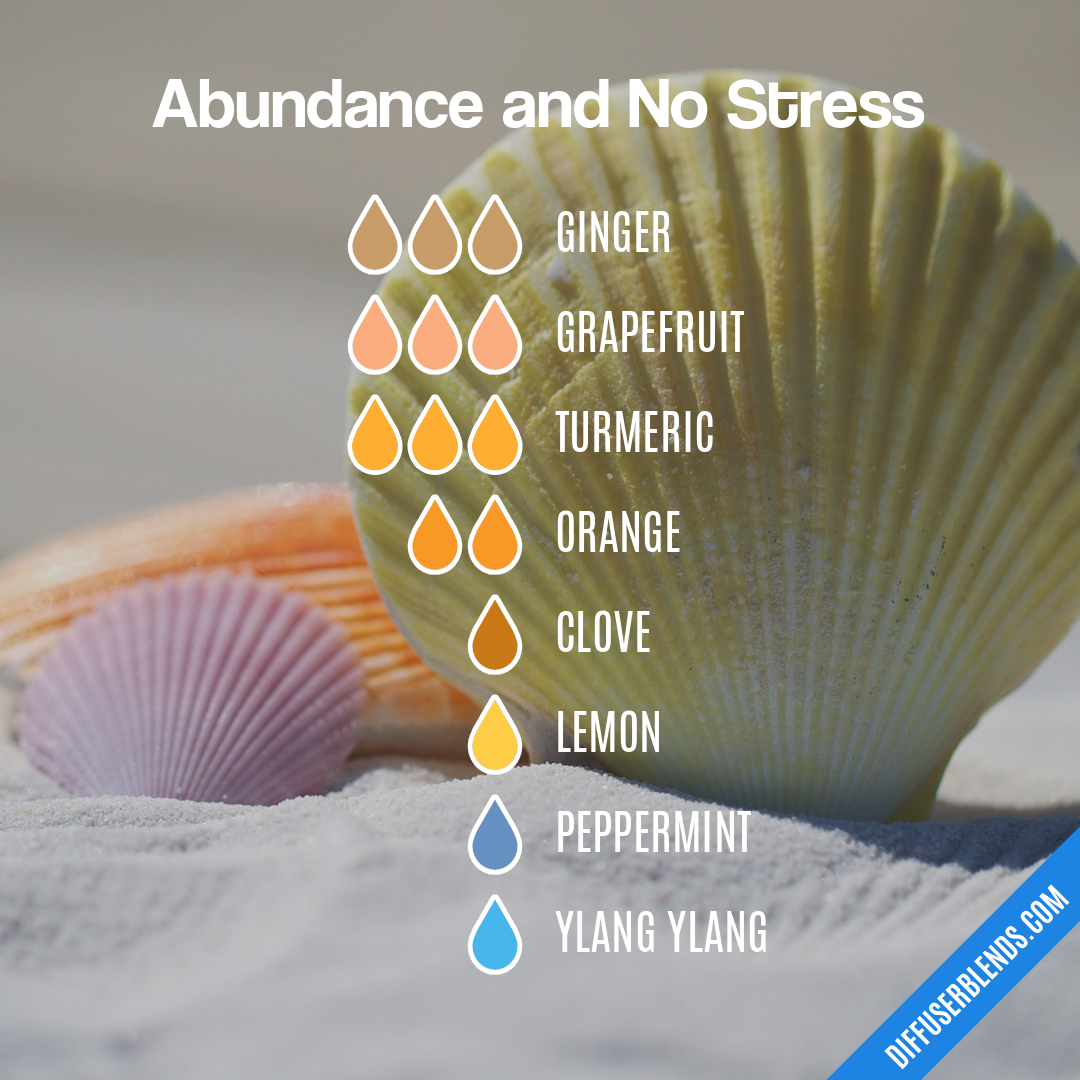 Abundance and No Stress | DiffuserBlends.com