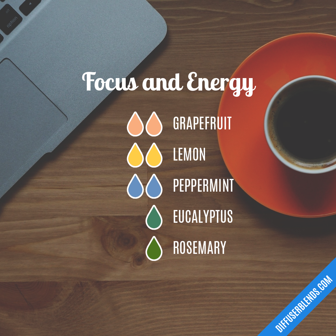 Focus and Energy — Essential Oil Diffuser Blend