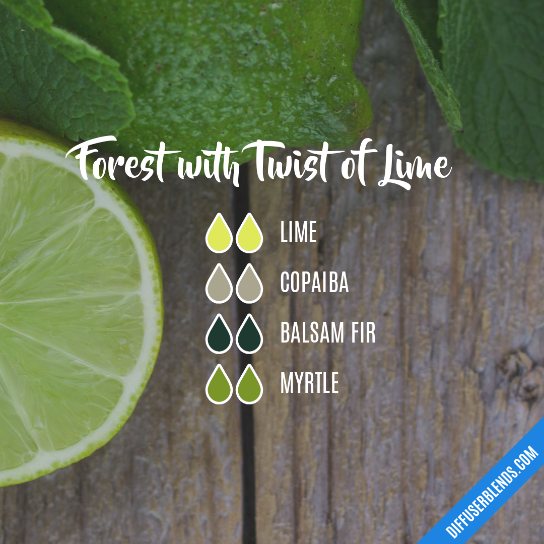 Forest with Twist of Lime — Essential Oil Diffuser Blend