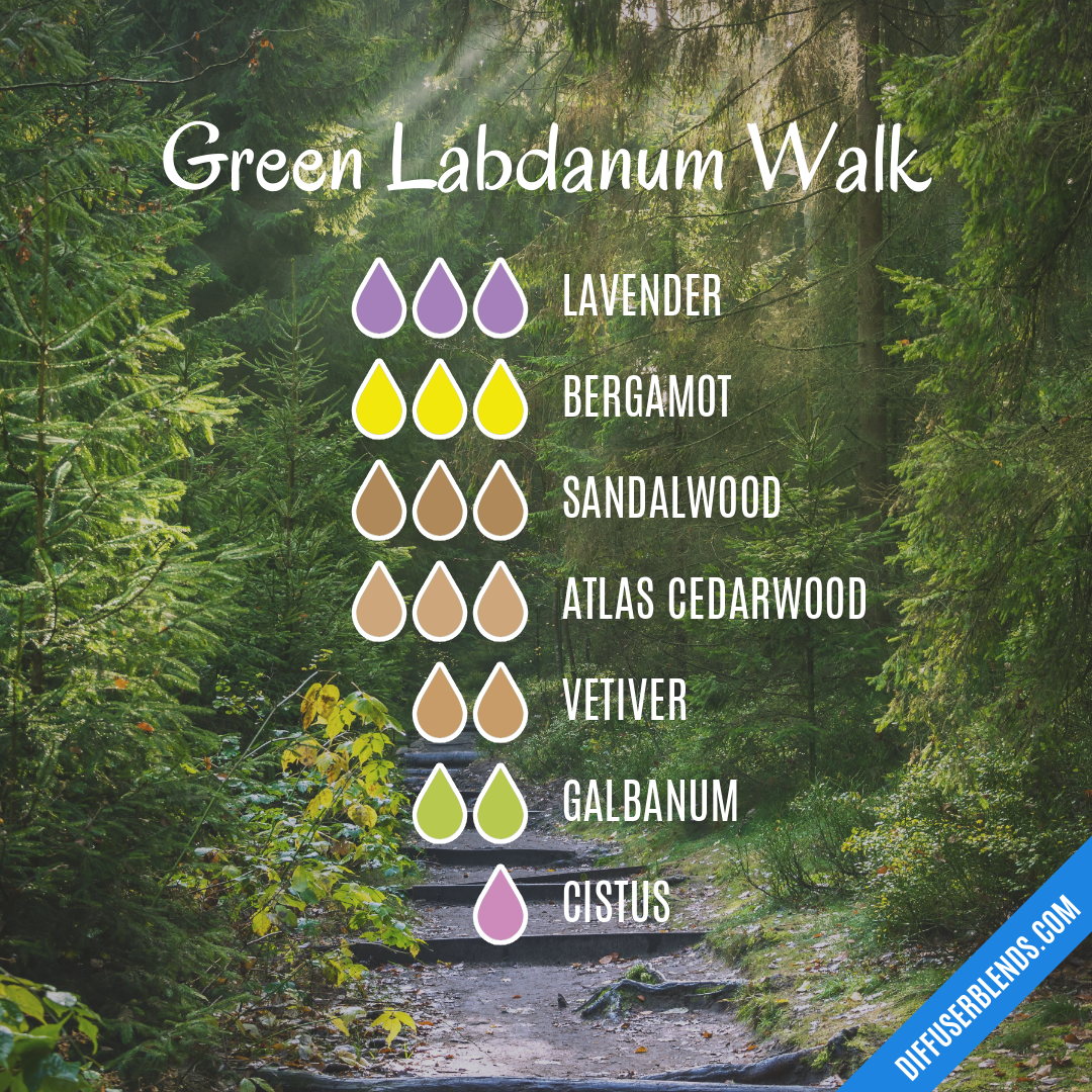 Green Labdanum Walk — Essential Oil Diffuser Blend