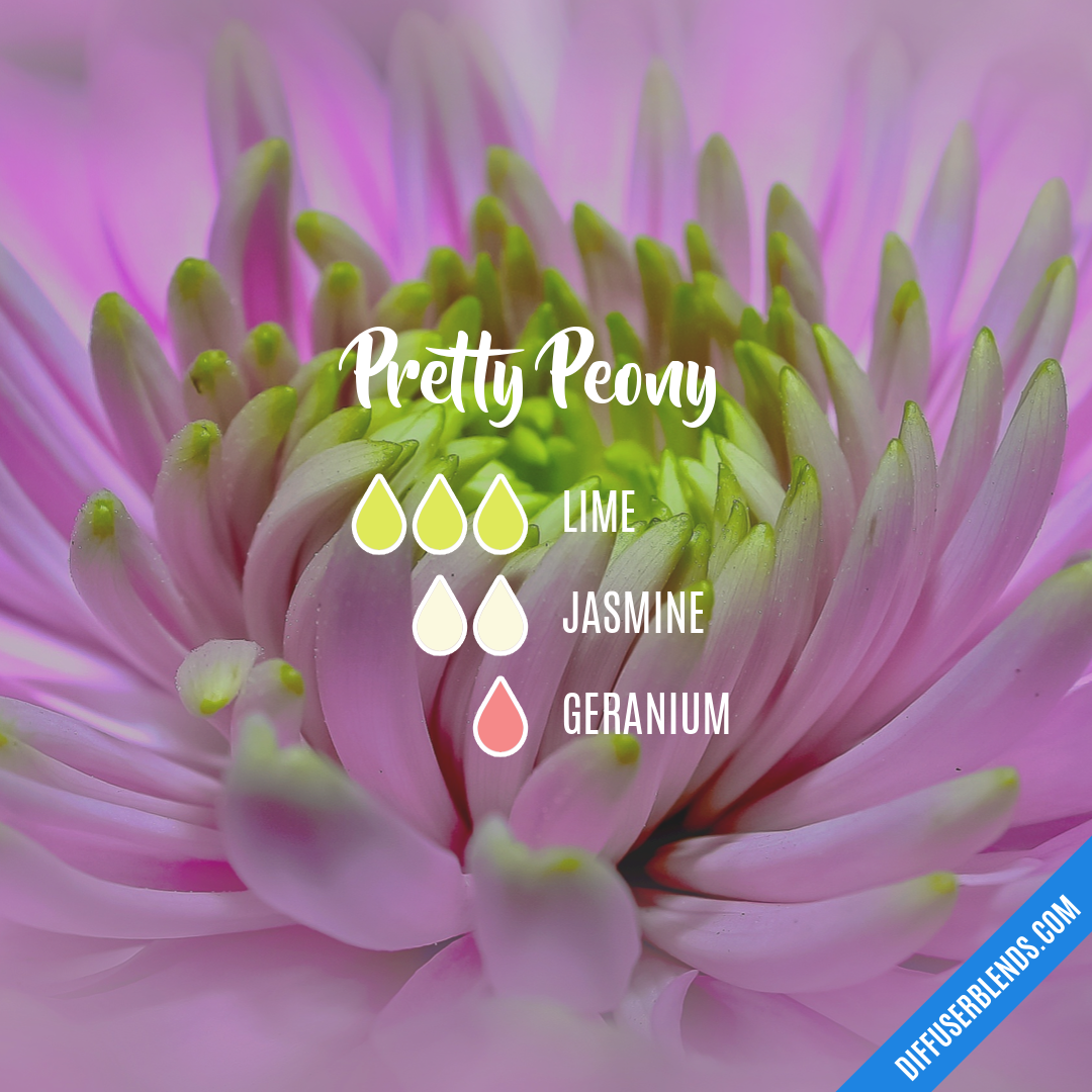 Pretty Peony  Essential oil blends recipes, Essential oil