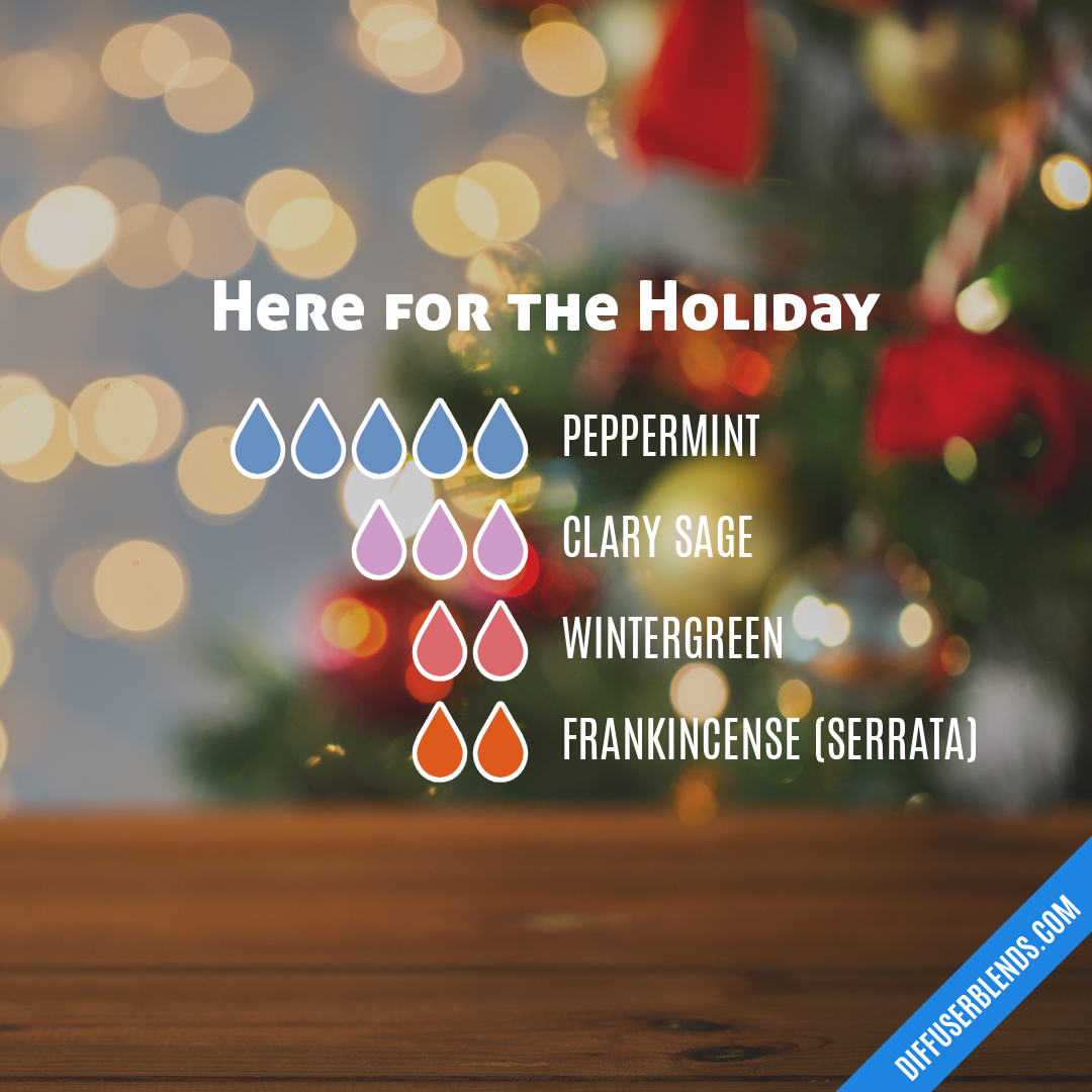 Here for the Holiday — Essential Oil Diffuser Blend