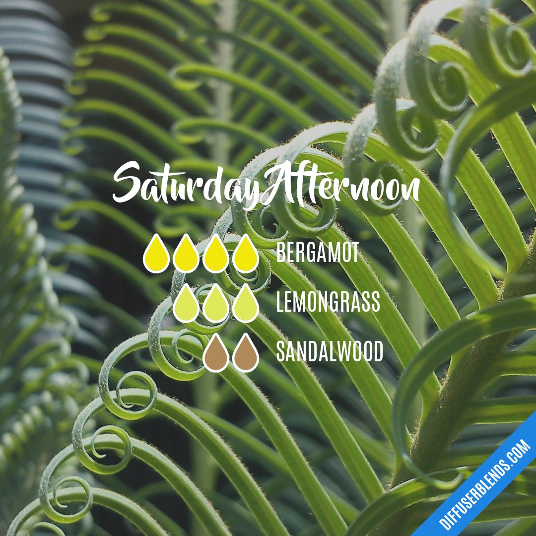 Saturday Afternoon — Essential Oil Diffuser Blend