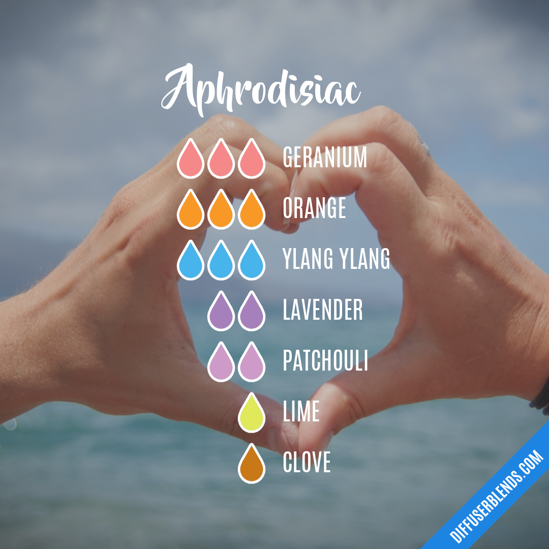 Aphrodisiac Diffuser Blend Need something to get everyone in the mood? This essential  oil diffuse… - Diffuser blends, Essential oils, Essential oil diffuser  recipes