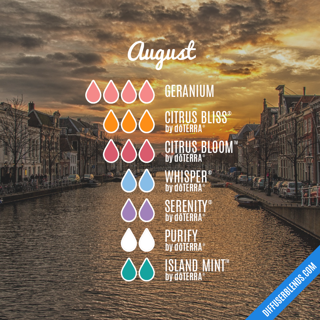 August — Essential Oil Diffuser Blend