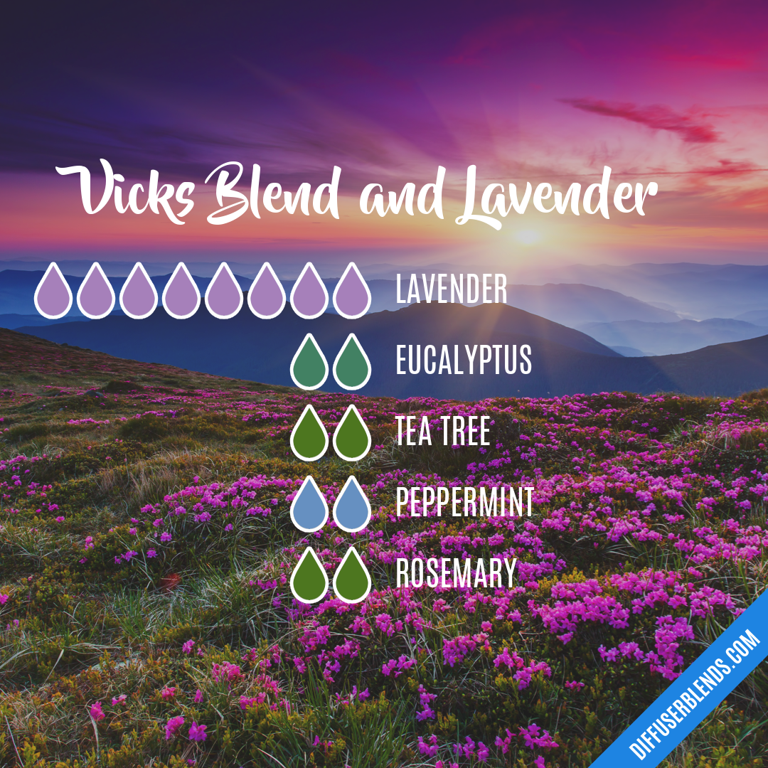 Vicks Blend and Lavender — Essential Oil Diffuser Blend