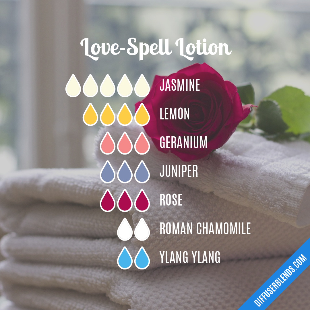 Love-Spell Lotion — Essential Oil Diffuser Blend