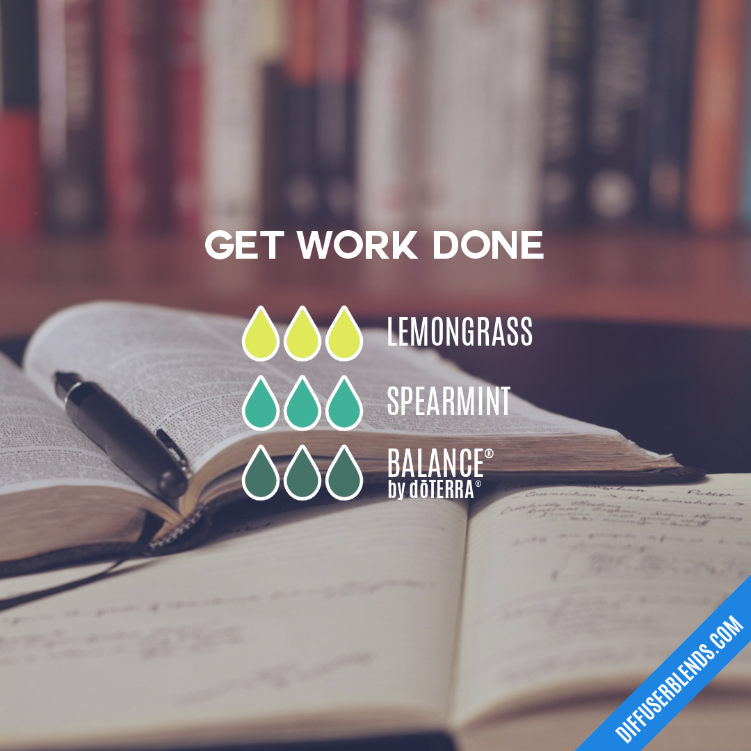 Get Work Done — Essential Oil Diffuser Blend