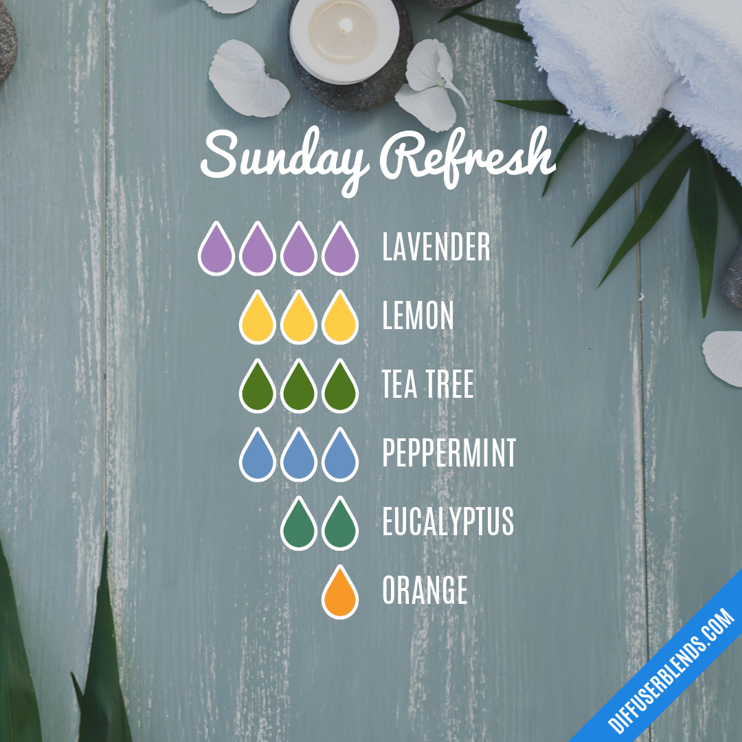 Sunday Refresh — Essential Oil Diffuser Blend