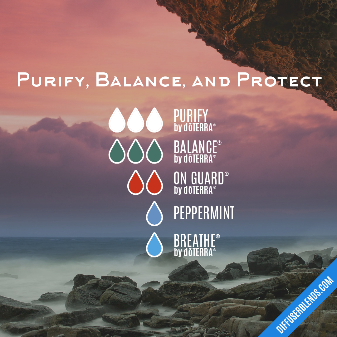 Purify, Balance, and Protect — Essential Oil Diffuser Blend