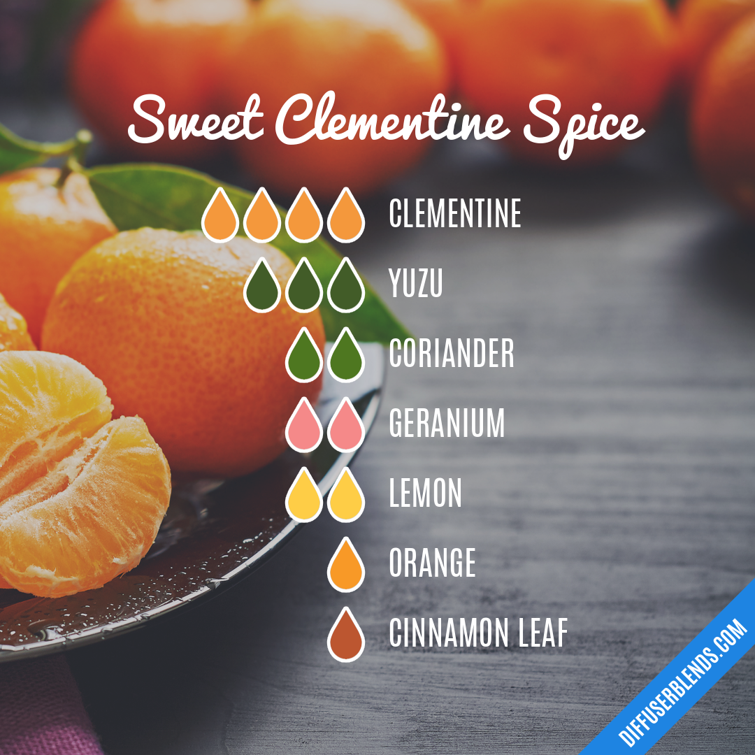 Sweet Clementine Spice — Essential Oil Diffuser Blend