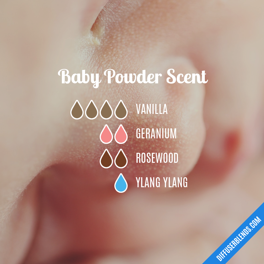 BABY POWDER SCENT - ESSENTIAL OILS  Not for topical/skin use.   Essential oil perfume blends, Best smelling essential oils, Essential oils  for babies