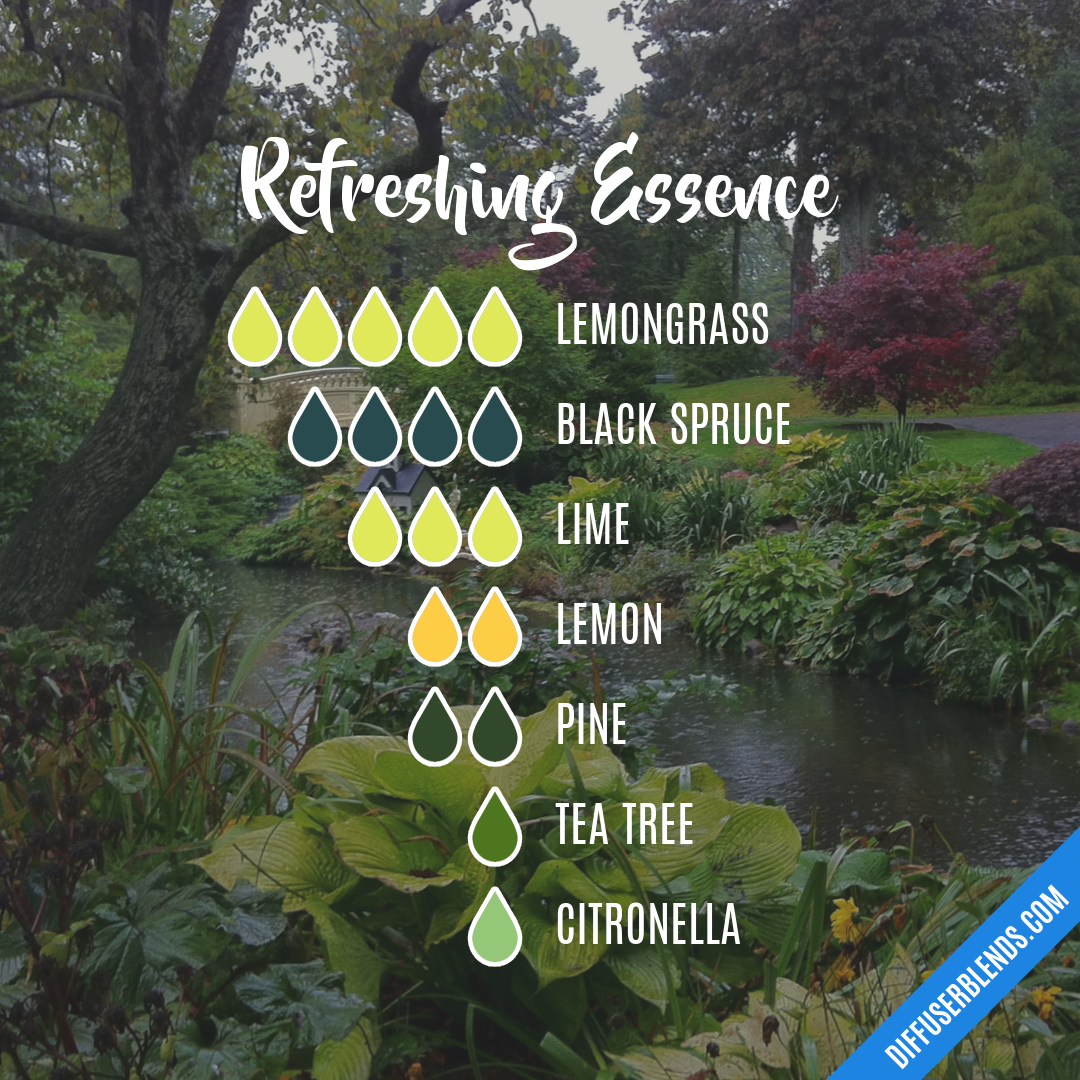 Refreshing Essence — Essential Oil Diffuser Blend