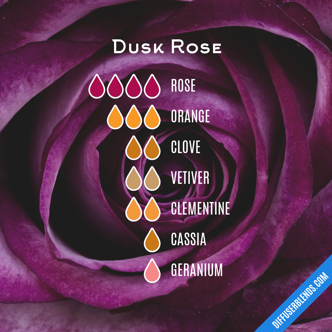 Dusk Rose — Essential Oil Diffuser Blend