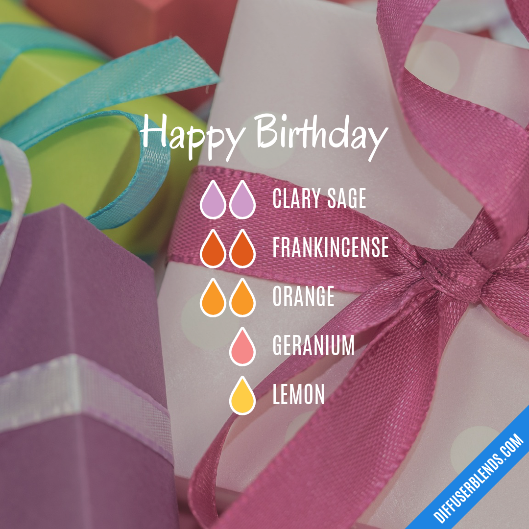 Happy Birthday — Essential Oil Diffuser Blend
