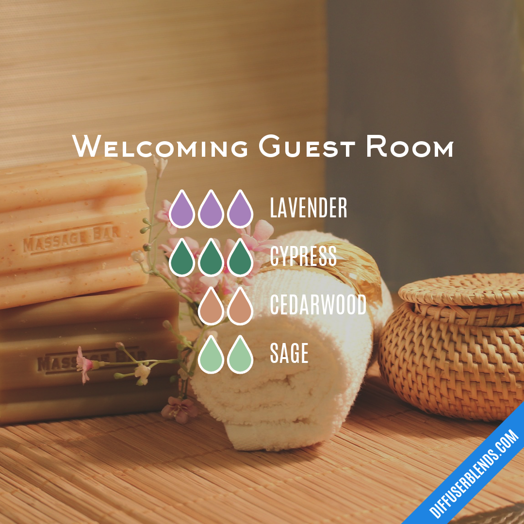 Welcoming Guest Room — Essential Oil Diffuser Blend