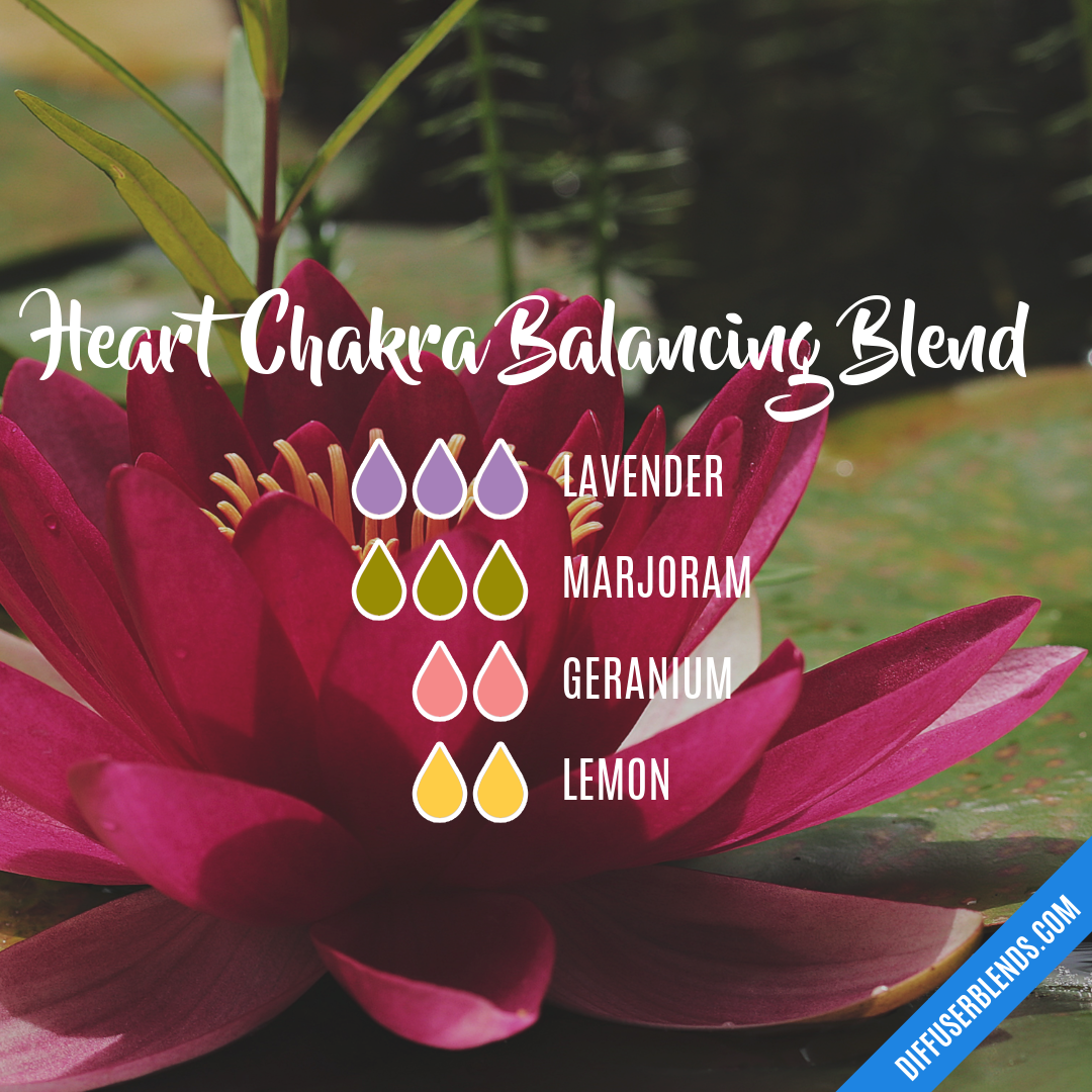 Heart Chakra Balancing Blend — Essential Oil Diffuser Blend