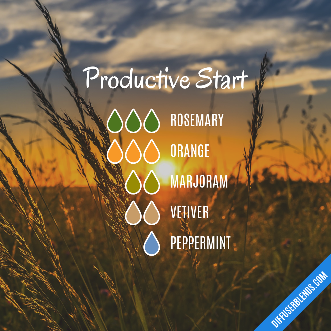 Productive Start — Essential Oil Diffuser Blend