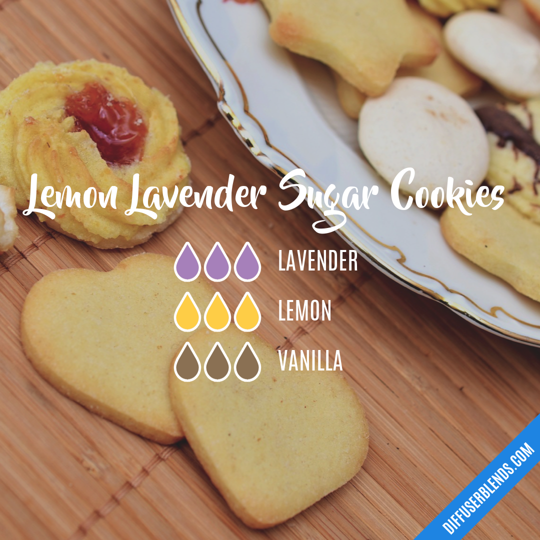 Lemon Lavender Sugar Cookies — Essential Oil Diffuser Blend