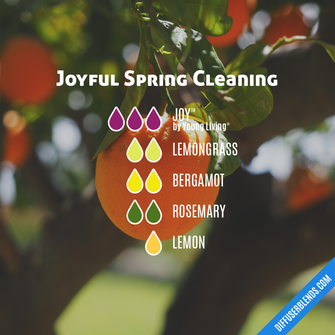 Joyful Spring Cleaning — Essential Oil Diffuser Blend