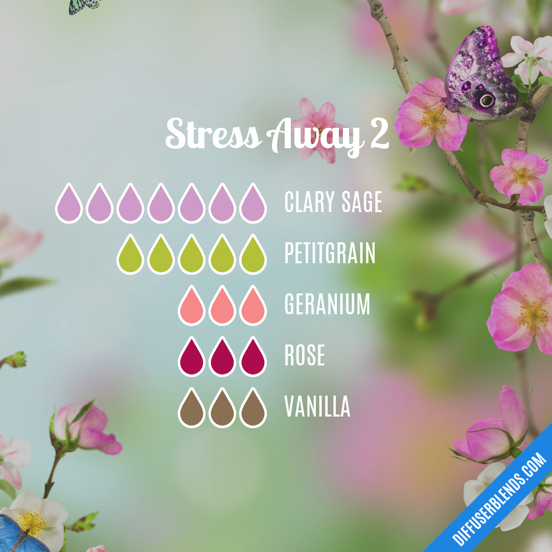 Stress Away 2 — Essential Oil Diffuser Blend