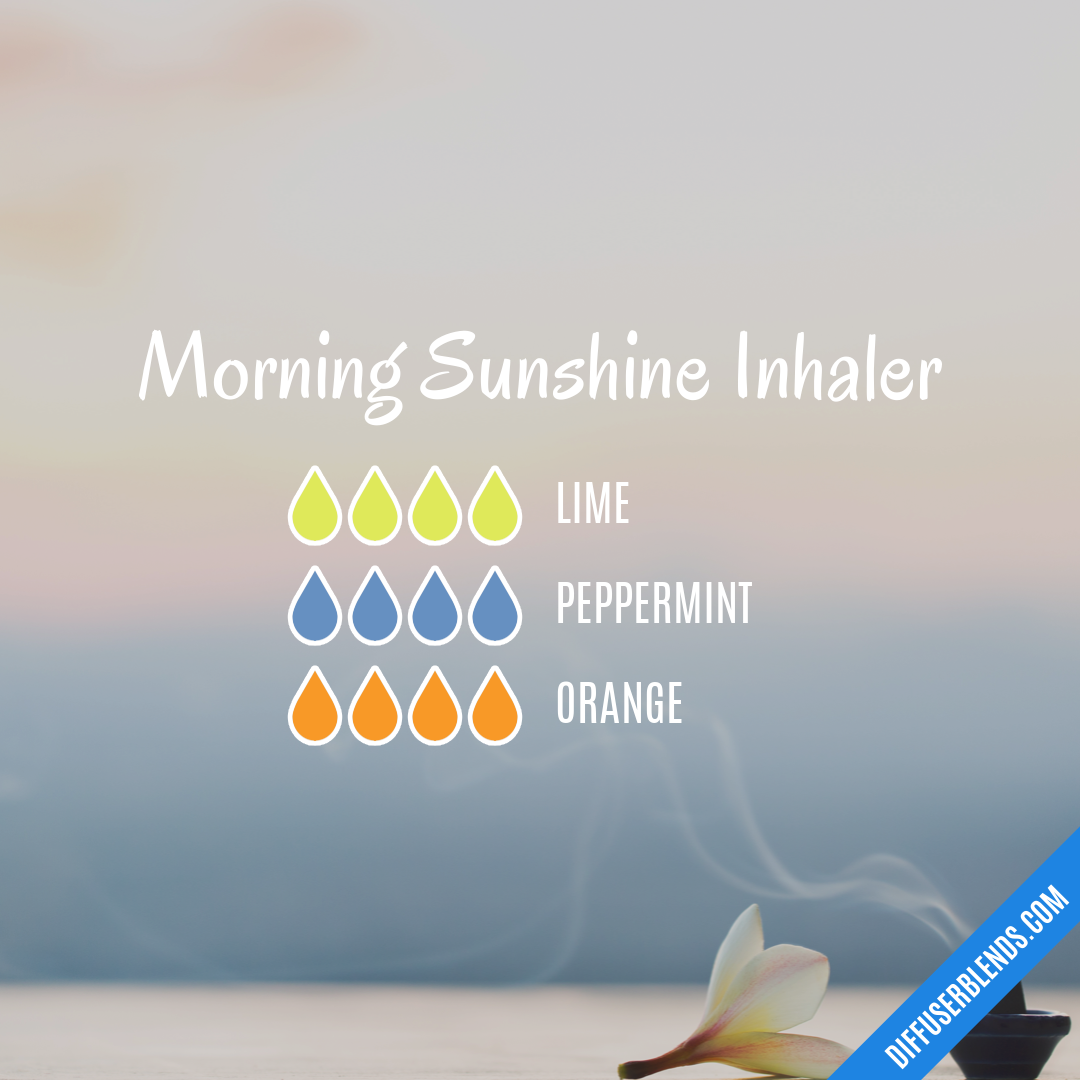 Morning Sunshine Inhaler — Essential Oil Diffuser Blend
