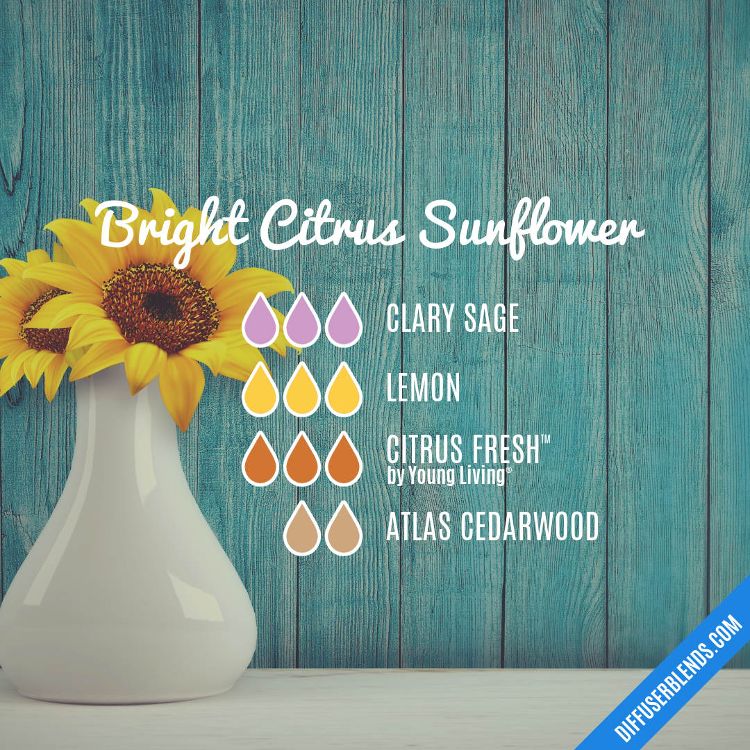 Bright Citrus Sunflower — Essential Oil Diffuser Blend