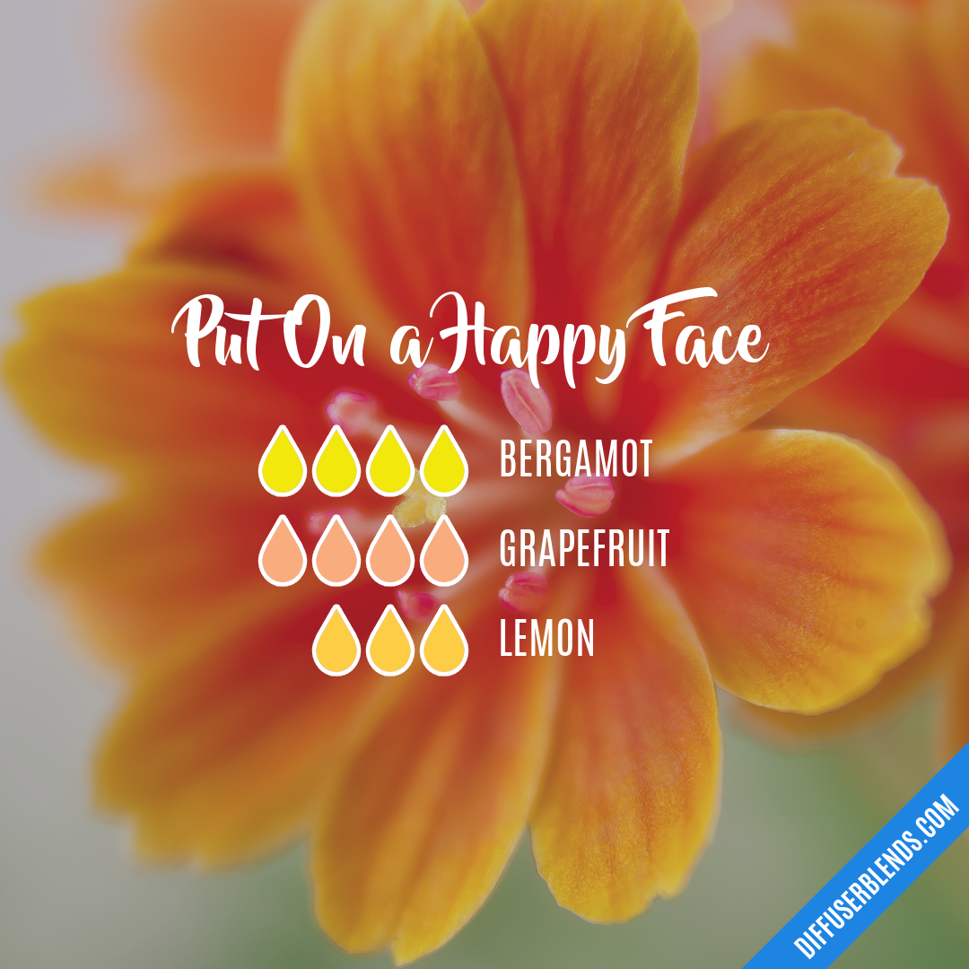 Put On a Happy Face — Essential Oil Diffuser Blend